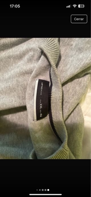 Jersey Lefties Man gris XXL