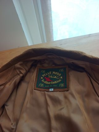 Giacca bomber in pelle scamosciata