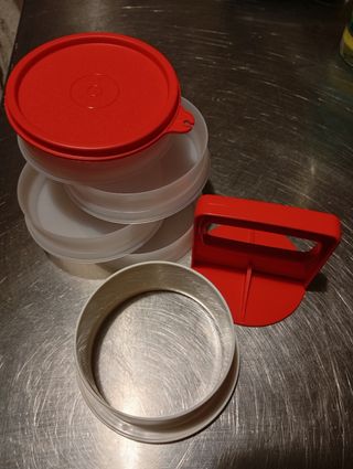 Set x4 Hamburger Tupperware