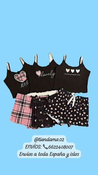 Pijama Corto Mujer -