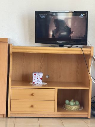 Mueble TV madera - Beige
