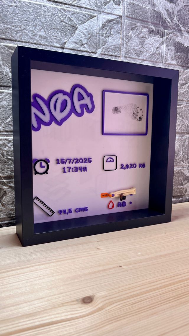 Recuerdo Nacimiento -Natalicio 3D