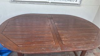 Mesa extensible teka - jardín
