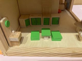 Casita madera juguetes niños