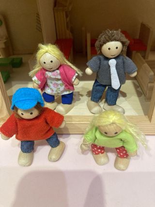 Casita madera juguetes niños