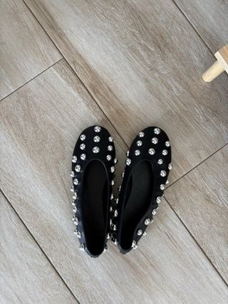 Ballerinas negras tachuelas