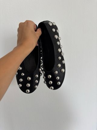 Ballerinas negras tachuelas