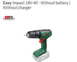 Alquiler Taladro/ atornillador Bosch sin cable. 