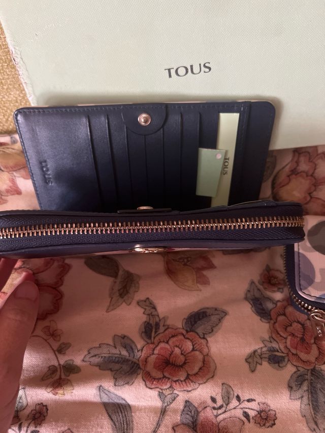Billetera y monedero Tous