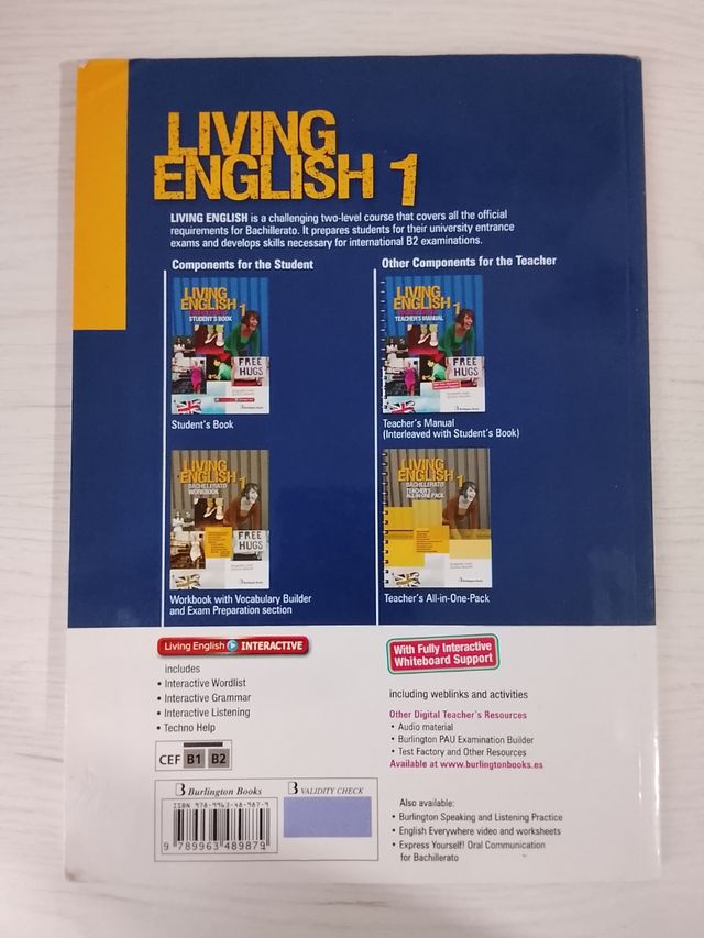 LIVING ENGLISH 1 BACH SB ED.14 Burlington Books