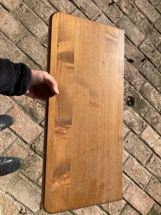 Mensole in legno con supporto in metallo- vintage