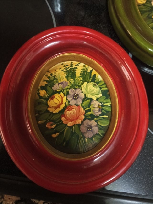 Quadrati laccati vintage - 2 pezzi