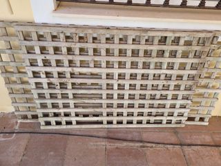 4 Rejillas separadores madera
