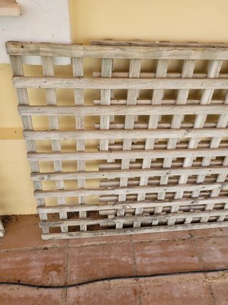 4 Rejillas separadores madera