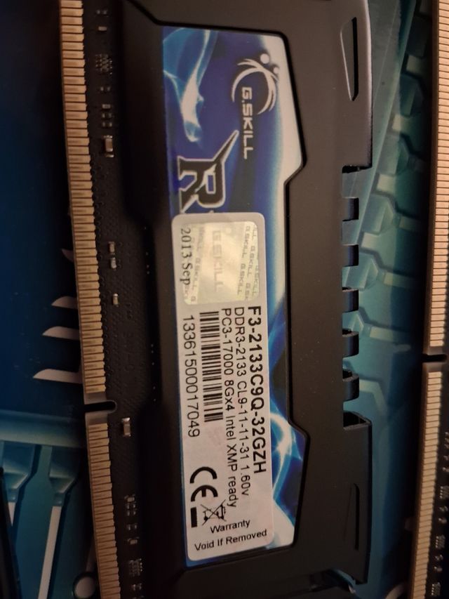 Memoria RAM G.Skill RipjawsZ DDR3 2133MHz 32GB