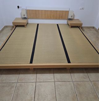 Cama Tatami bambú madera