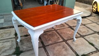 Mesa comedor madera noble