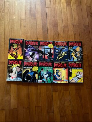 Lotto 10 fumetti Diabolik anni ’90/2000 