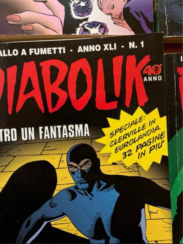 Lotto 10 fumetti Diabolik anni ’90/2000