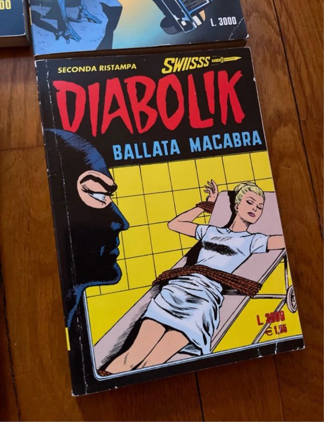 Lotto 10 fumetti Diabolik anni ’90/2000