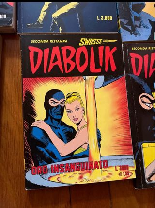 Lotto 10 fumetti Diabolik anni ’90/2000 