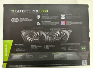 Gráfica MSI GeForce RTX 3060 Ventus 2X OC