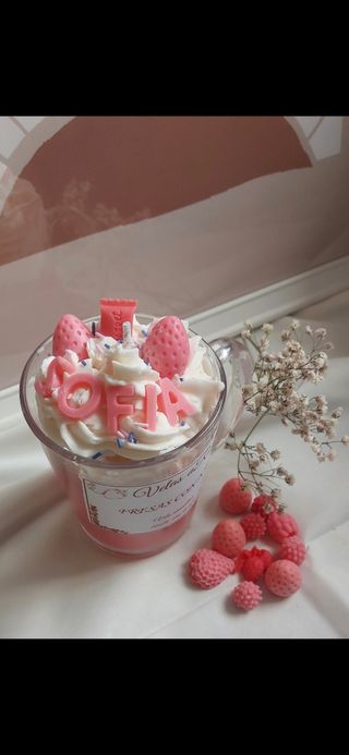 Vela aromática Fresa con Nata