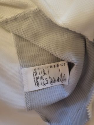 Polo Lacoste - Beige y Blanco