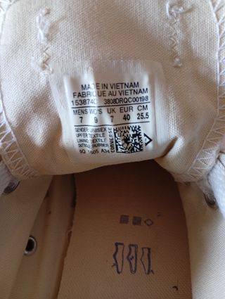 Converse beige - bambas