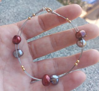 Bracciale con oro giallo 750