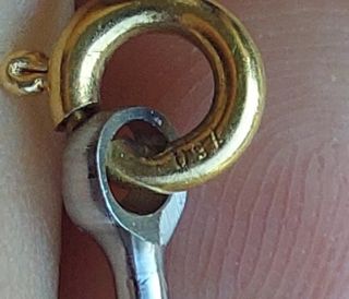 Bracciale con oro giallo 750