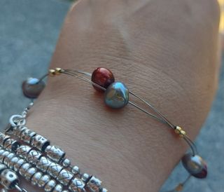 Bracciale con oro giallo 750