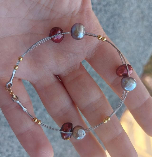 Bracciale con oro giallo 750