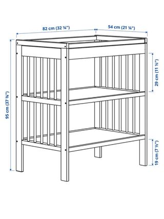 Cambiador bebé Ikea Gulliver blanco