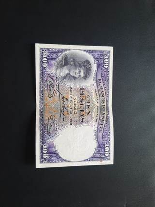 BILLETE ESPAÑOL DE 100 PESETAS DE 1931