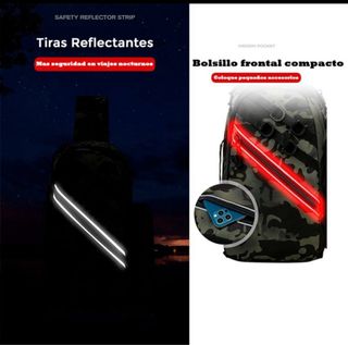 Mochila táctica pesca camuflaje