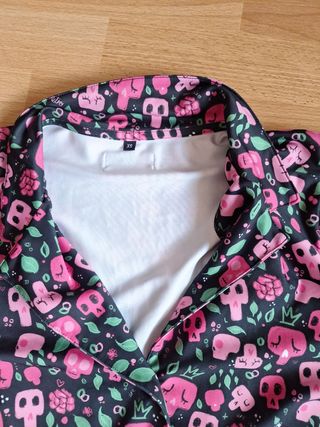 Vestido retro estampado calaveras