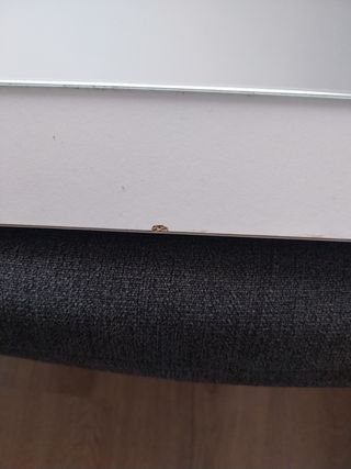 Espejo blanco madera 1 ud.