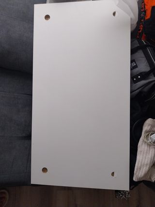 Espejo blanco madera 1 ud.