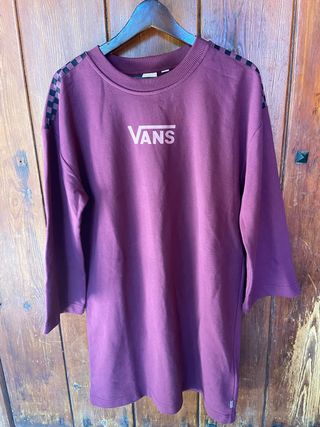 Vestido Sudadera Vans Morado