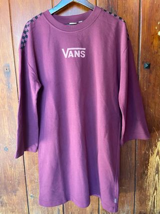 Vestido Sudadera Vans Morado