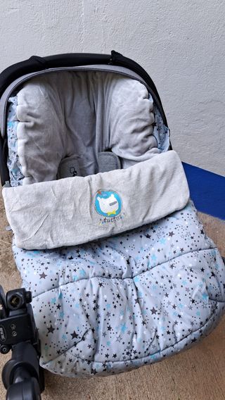 Saco maxicosi TucTuc - estrellas celeste