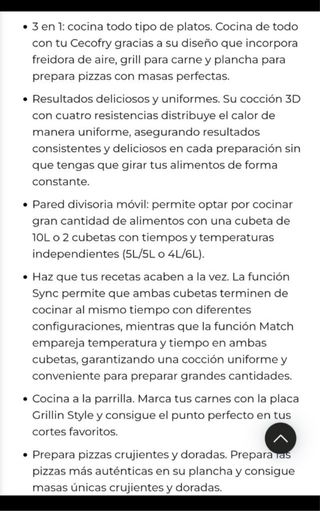 Freidora de aire Cecofry 10L doble resistencia