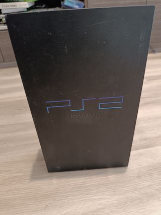 PS2 (PlayStation 2 fat) negra