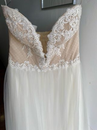 Vestido novia XM Honoria talla 44