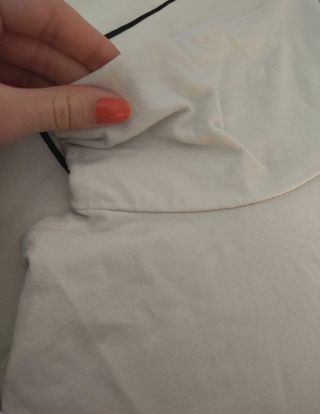 Cuello alto blanco - camiseta manga larga