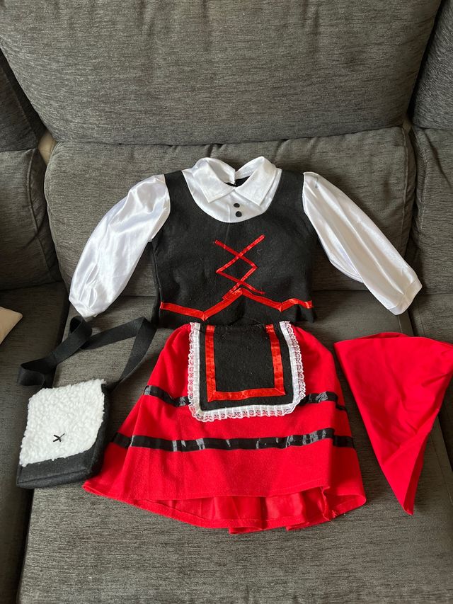Traje pastora niña (Aproximadamente 2-4 años)