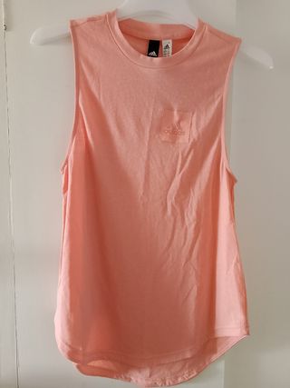 Top Adidas rosa mujer