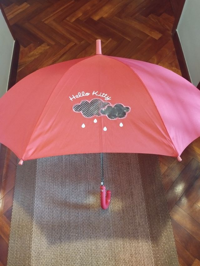 Paraguas Hello Kitty rosa