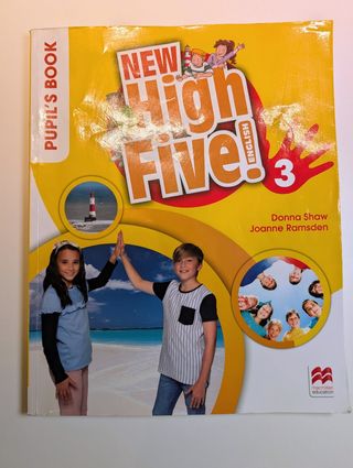 New High Five.
Libros de inglés, 3 primaria
